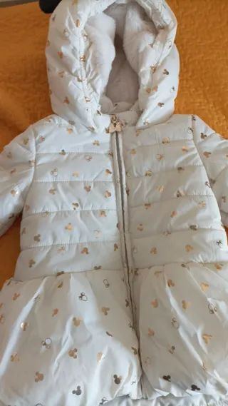 Giubbino bimba Disney Minnie bianco