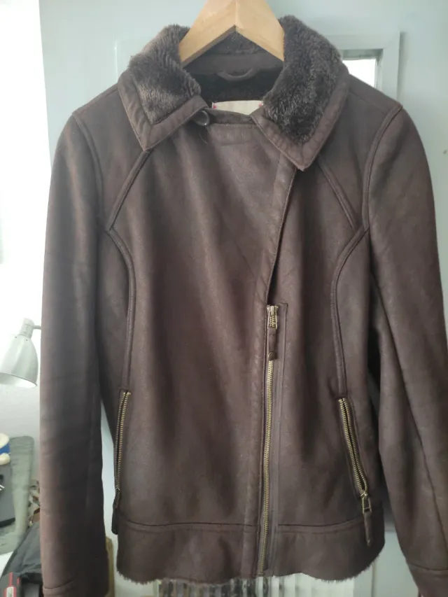 Chaqueta Pepe Jeans marrón talla XL mujer