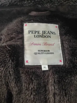 Chaqueta Pepe Jeans marrón talla XL mujer