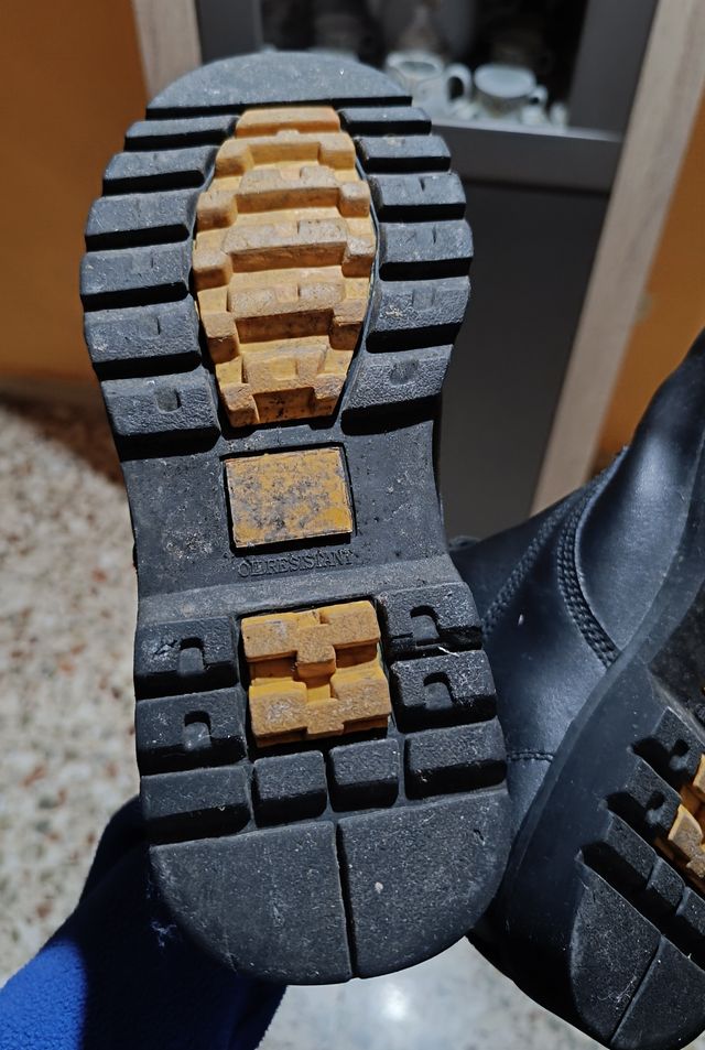 Botas de couro vintage - Tamanho 42