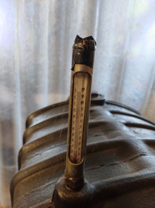 Estufa antigua hierro fundido