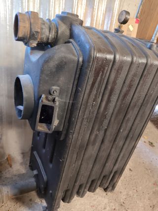 Estufa antigua hierro fundido