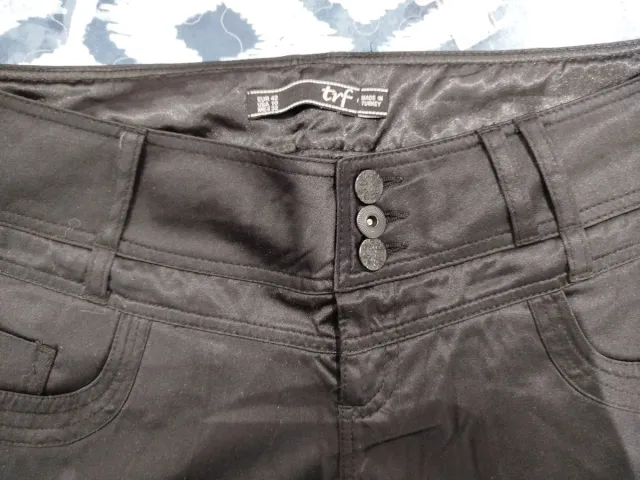 Pantalón satén TRF negro Talla M