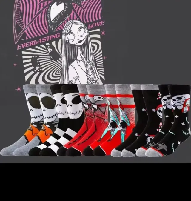 Calcetines Pesadilla Antes de Navidad Tim Burton