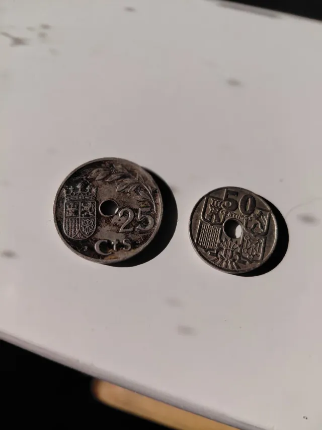 Lote 9monedas antiguas España 1937 y 1949 1870