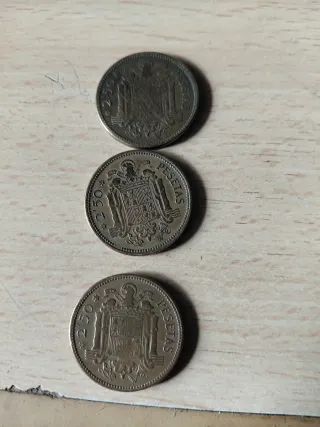Lote 9monedas antiguas España 1937 y 1949 1870