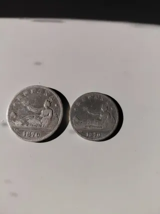 Lote 9monedas antiguas España 1937 y 1949 1870