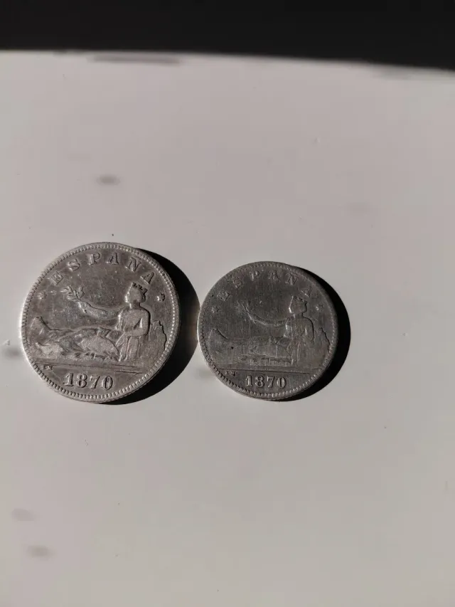 Lote 9monedas antiguas España 1937 y 1949 1870