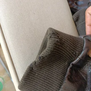 Bomber Cuero Auténtico L Medidas indicadas