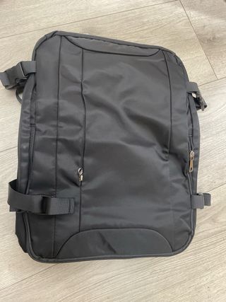 Mochila Viaje Cabina 45x36x20 Negra Nueva