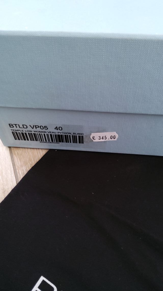 Sneakers Philippe Model bianche oro taglia 40