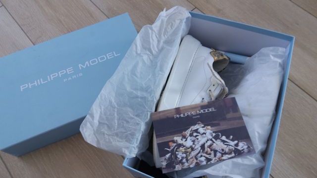 Sneakers Philippe Model bianche oro taglia 40