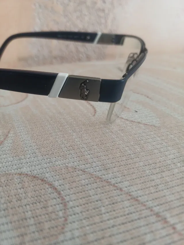 Occhiali Polo Ralph Lauren neri e bianchi