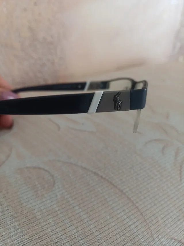 Occhiali Polo Ralph Lauren neri e bianchi