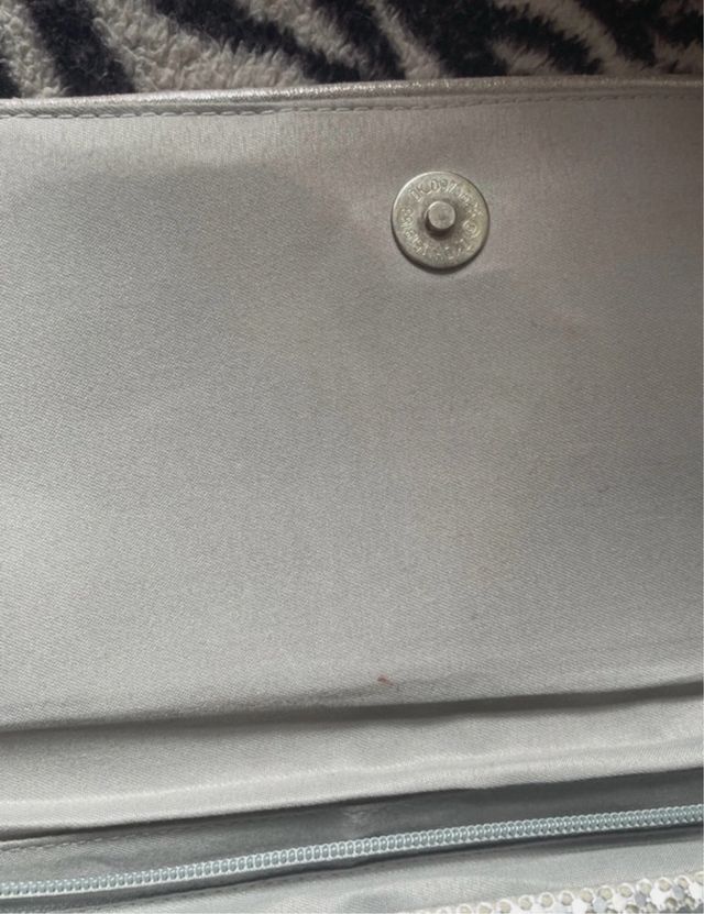 Bolso de fiesta plateado