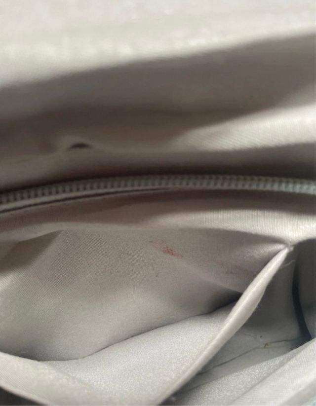 Bolso de fiesta plateado