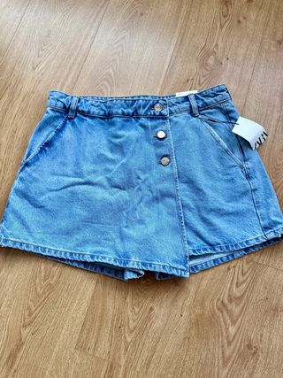 Short vaquero Zara