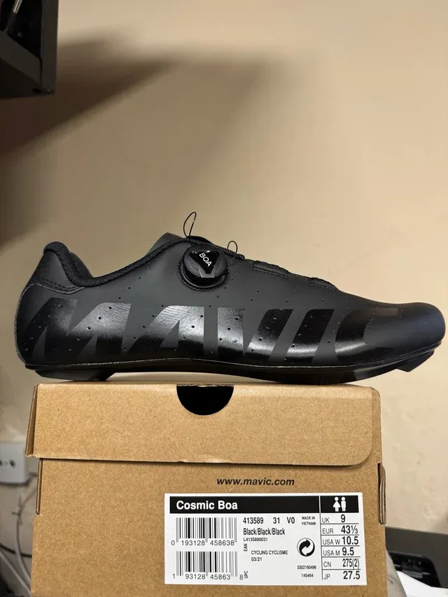 Zapatillas Ciclismo Mavic Cosmic Boa Negras Talla