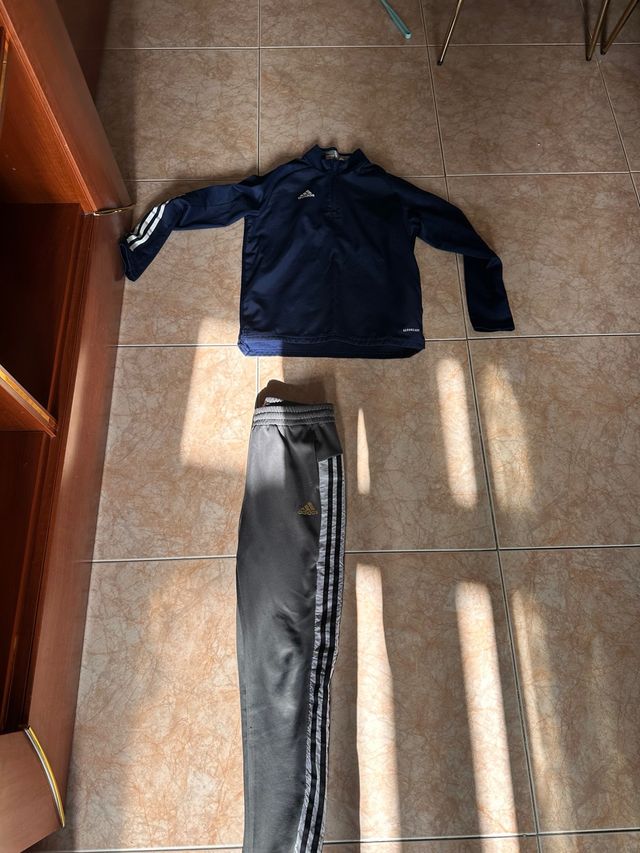 Chándal Adidas Azul y Gris