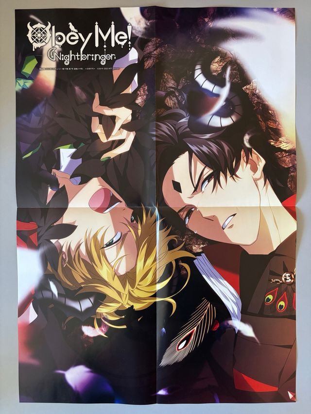 Poster Obey Me Nightbringer // A3!