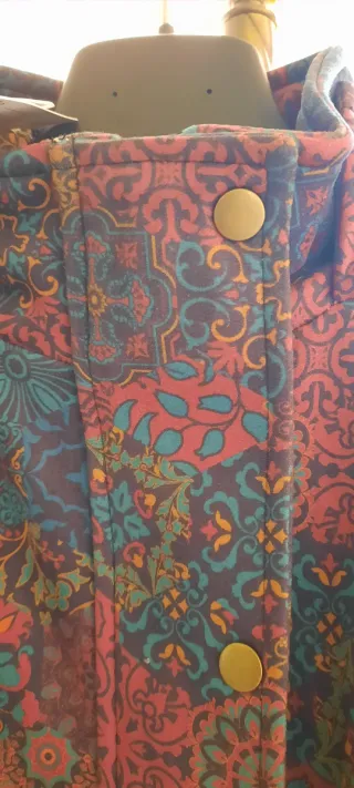 Cappottino con cappuccio fantasia M/l