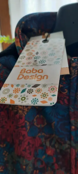 Cappottino con cappuccio fantasia M/l