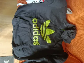 Sudadera Adidas niño negra y verde