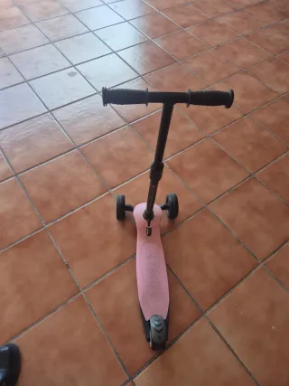 Patinete infantil 3 ruedas rosa