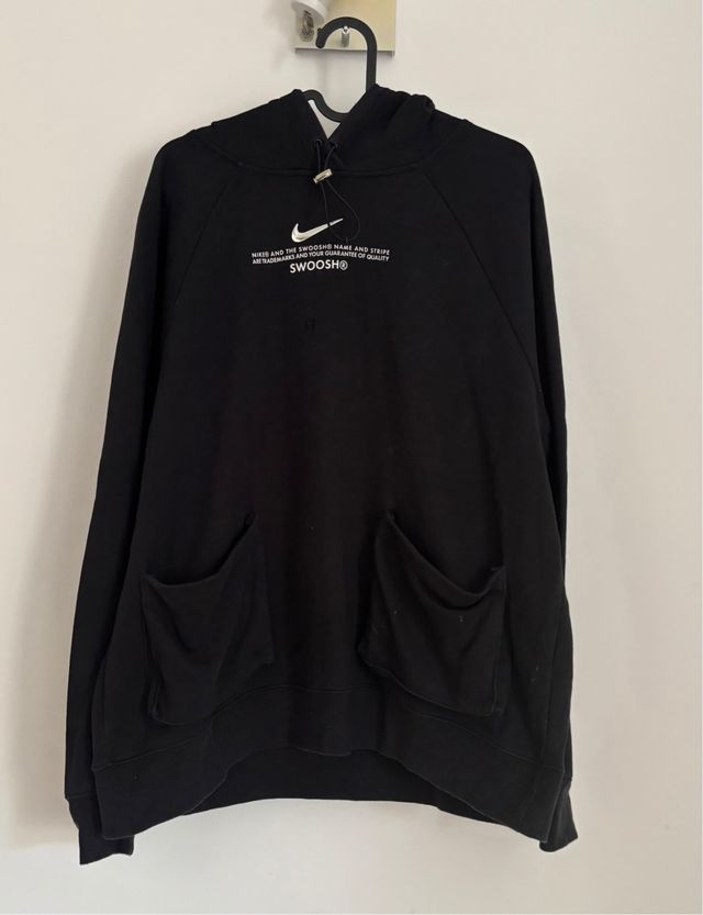 Sudadera negra Nike Swoosh Talla L Mujer
