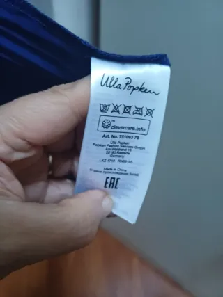 Giacchino blu plissettato