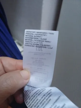 Giacchino blu plissettato