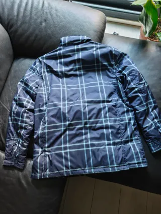 Abrigo Tommy Hilfiger cuadros azul