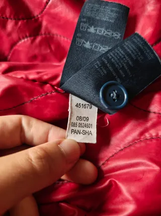 Abrigo Tommy Hilfiger cuadros azul