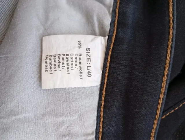 Jeans neri, taglia L