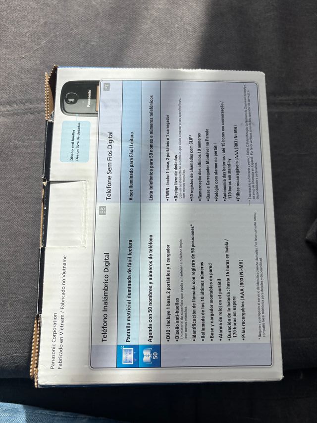 Telefono cordless digitale Panasonic Duo