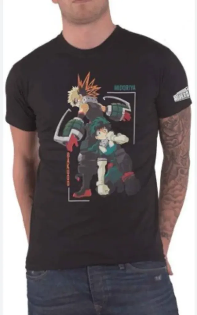 Camiseta My Hero Academia Izuku Midoriya L(1) S(3)