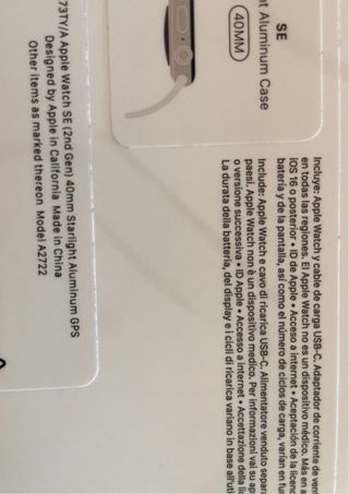 Apple Watch SE (2ª gen) Verde/Plata