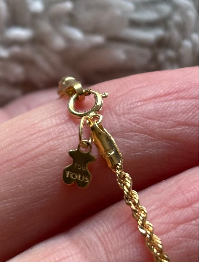 Colgante Oso Tous Oro con Cadena