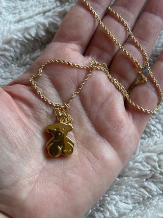 Colgante Oso Tous Oro con Cadena