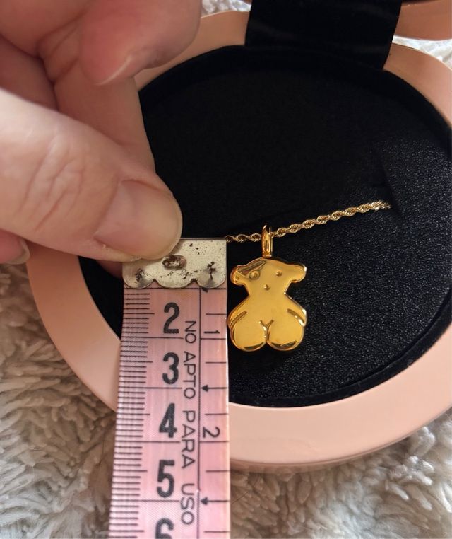 Colgante Oso Tous Oro con Cadena