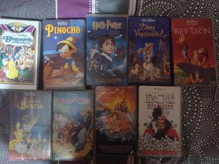 28 Películas VHS Disney Clásicos (Español)