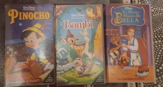 28 Películas VHS Disney Clásicos (Español)