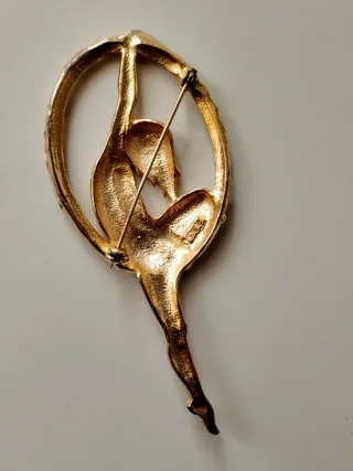 Broche vintage art nouveau. Pieza única
