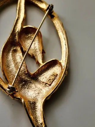 Broche vintage art nouveau. Pieza única