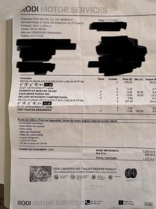 Neumáticos Michelin Alpin 5 SUV 265/45-20V x4