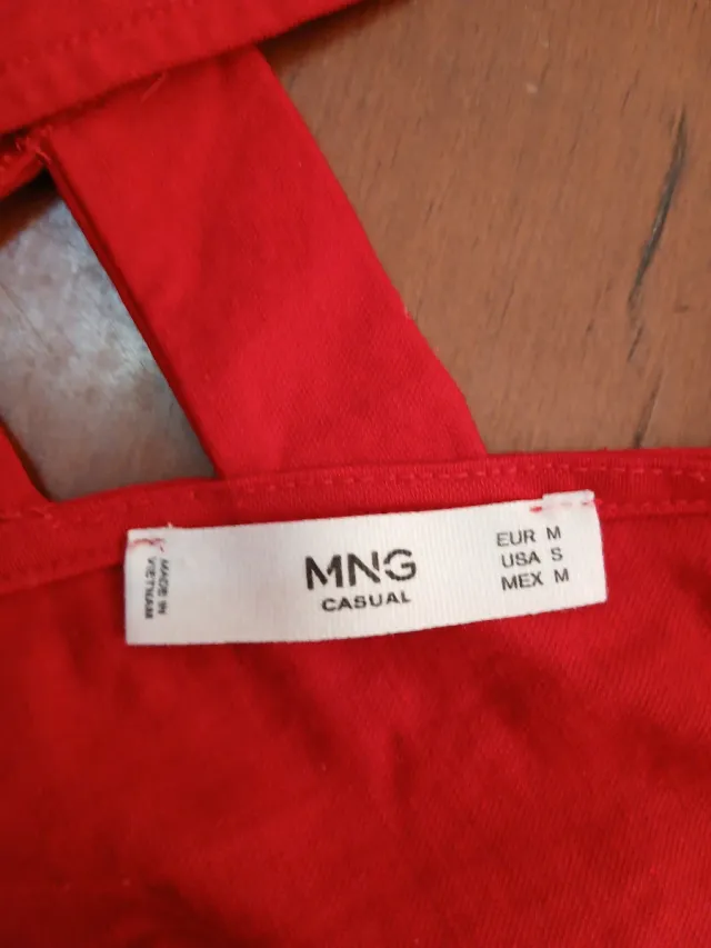 Mono rojo de pierna ancha