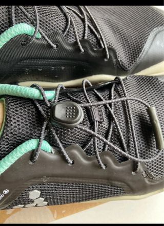 Zapatillas Vivobarefoot niño negras y turquesa