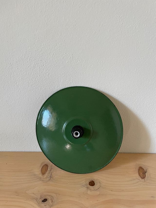 Lampada Industriale Smaltata Verde