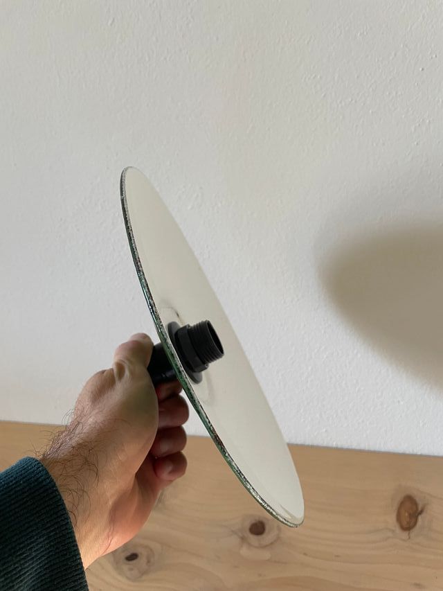 Lampada Industriale Smaltata Verde