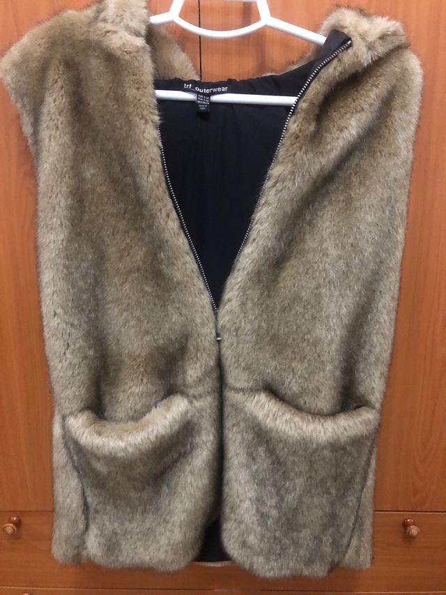 Chaleco pelo Zara Talla única